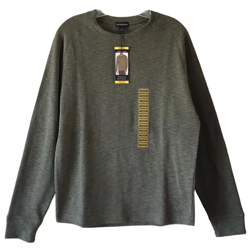 NEW Banana Republic Mens Olive Shirt